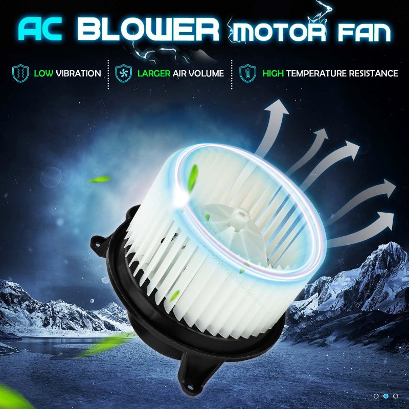 ILONPA AC Heater Blower Motor Fan Replaces 6L1Z-19805-B 615-00642 for 2003-2006 Ford Expedition /2004-2008 Ford F-150/2003-2006 Lincoln Navigator - Image 2